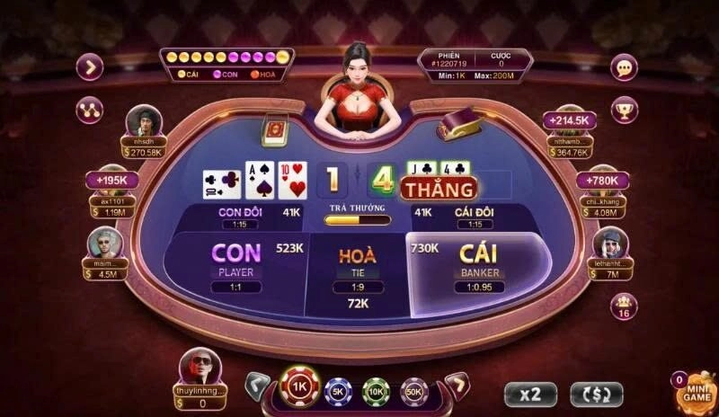 Cách tham gia đánh bài Baccarat tại cổng game Sunwin