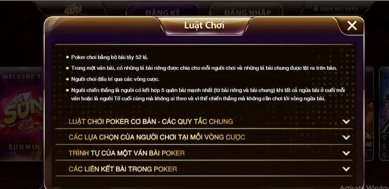 Nắm chắc luật chơi